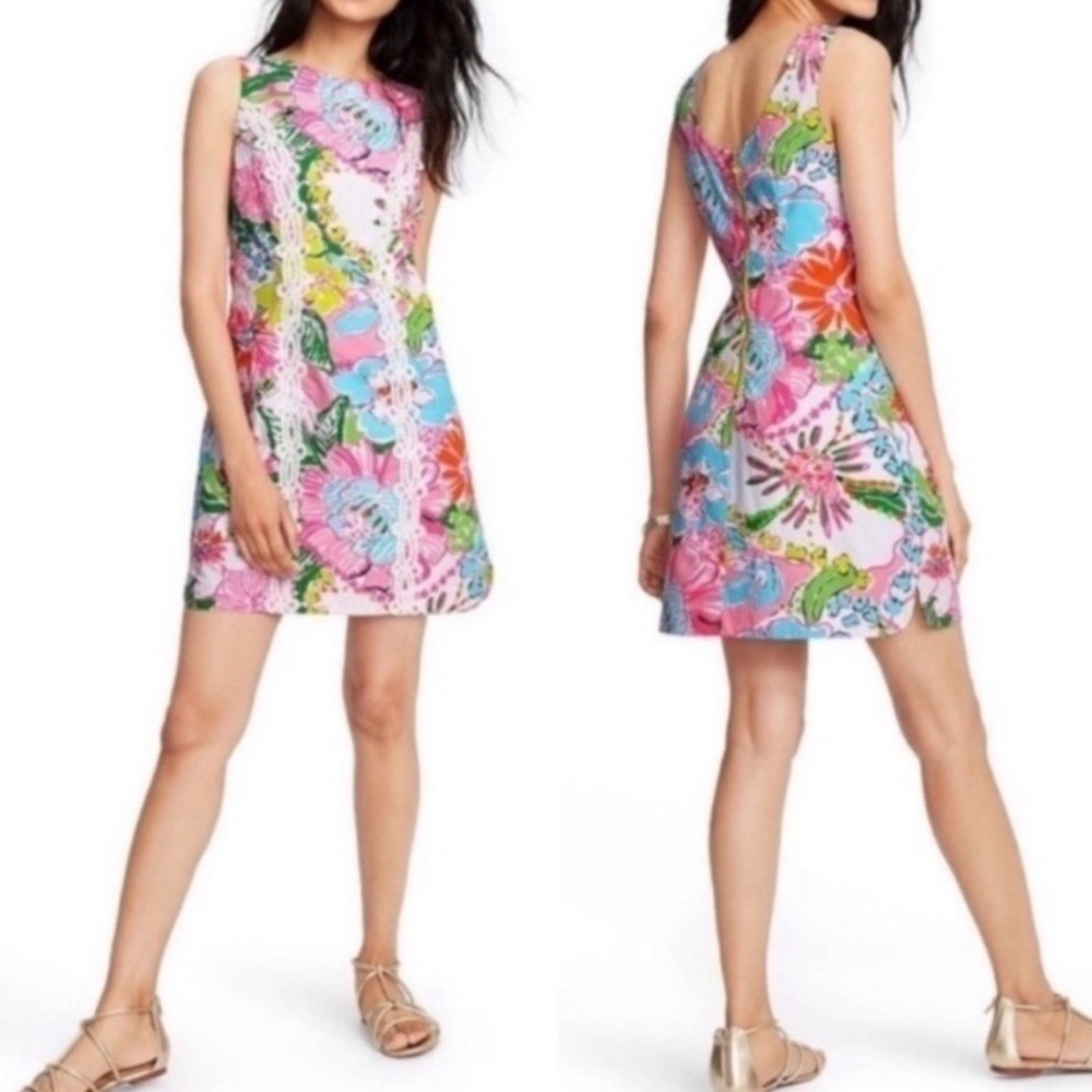 Lilly Pulitzer for Target Pink Multi Floral Shift Dress